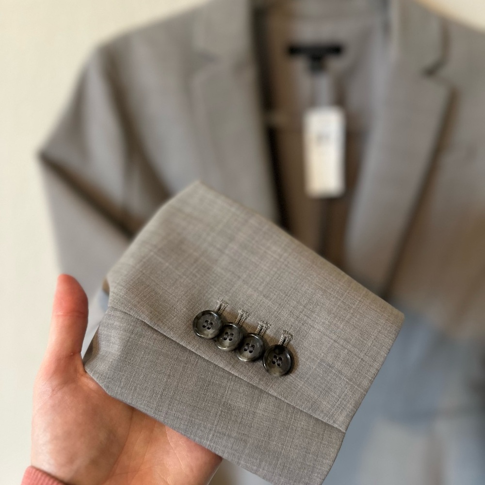 Ann Taylor Charcoal Blazer - Picture 7 of 8